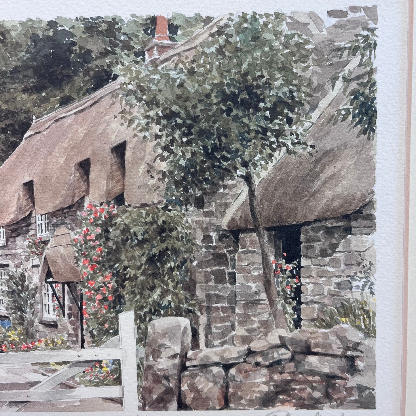Glyn Martin Portraits of Britain Dartmoor Cottage Print, Signed