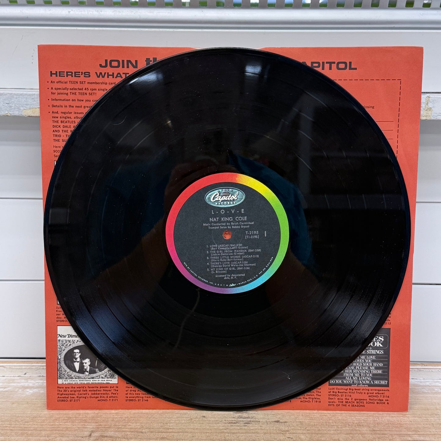 Nat King Cole L-O-V-E Vinyl Record LP 1965 #T-2195