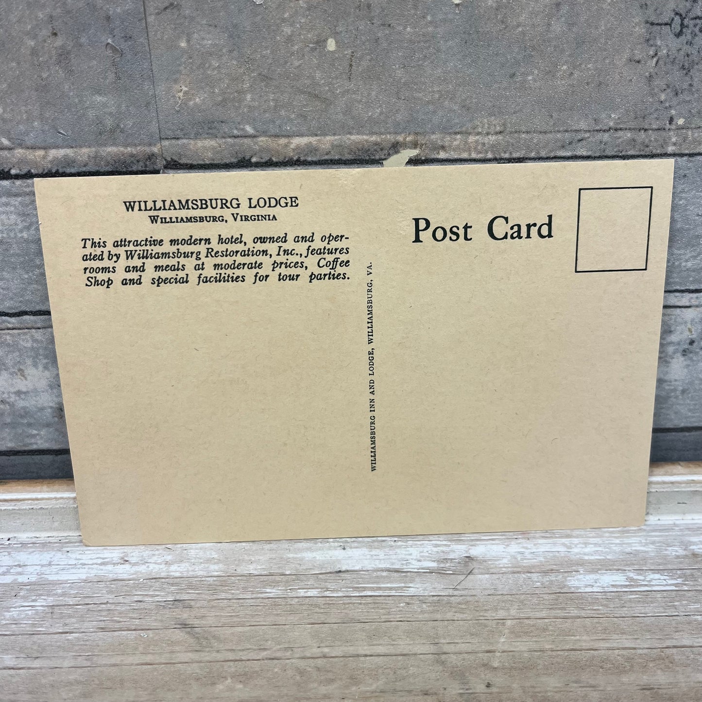 Williamsburg Lodge Postcard Set of 14, 1950s
