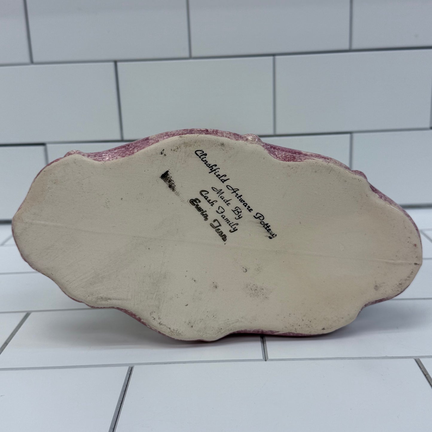 Clinchfield Boot Vase, Artware Pottery Victorian