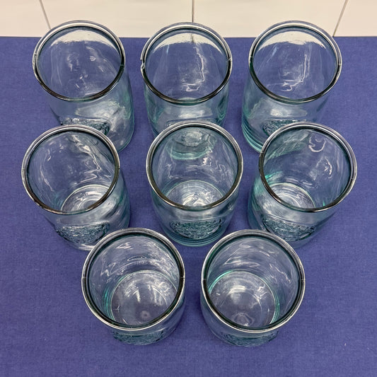 Vidrios San Miguel Recycled Glass Tumblers Set of 8 Spain