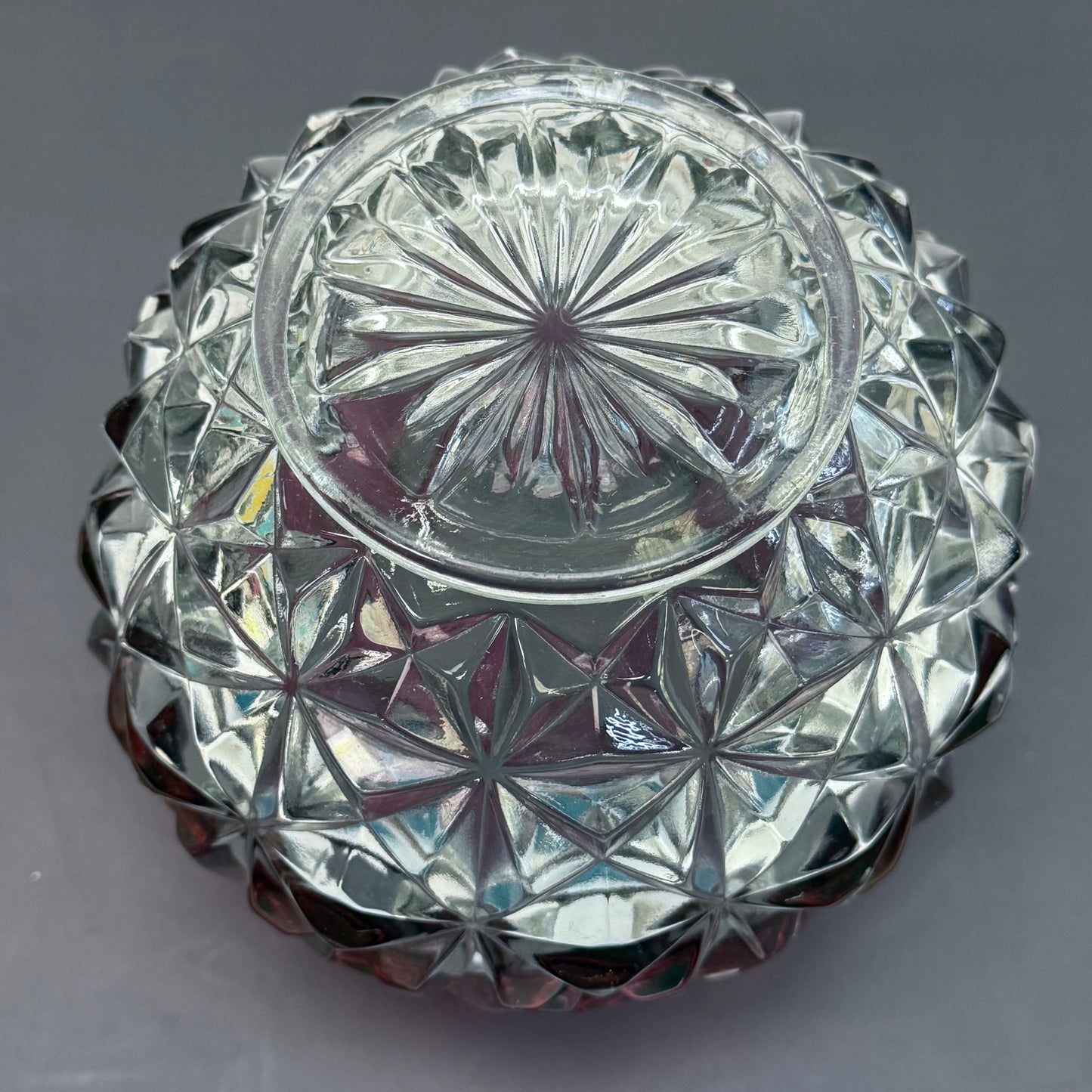 Tiffan-Franciscan Ruby Flash Cut Bowl
