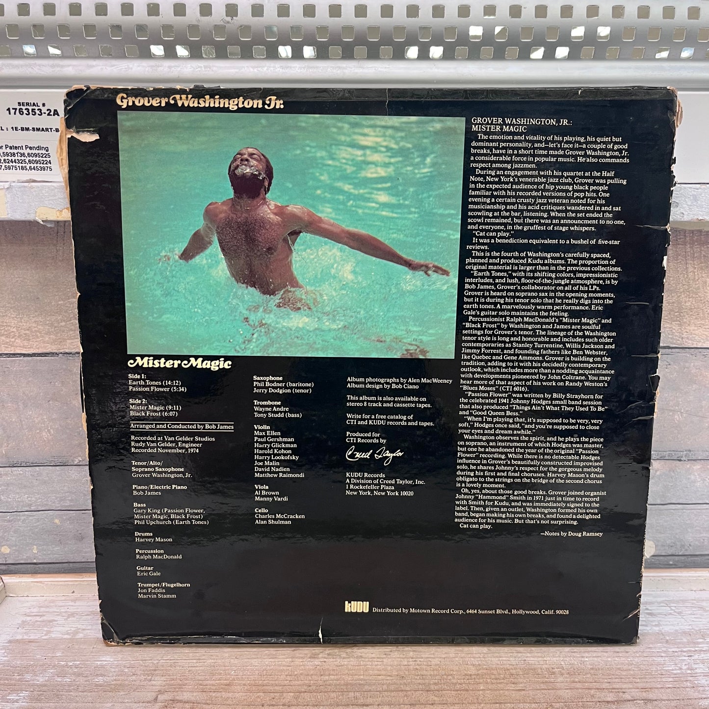 Grover Washington Jr. Mister Magic Vinyl Record, 1975