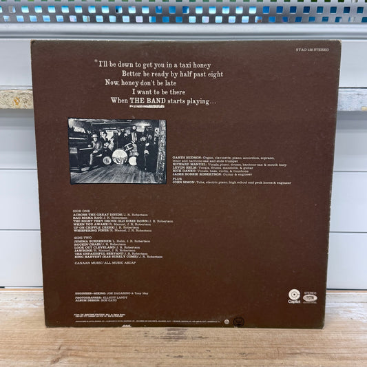 The Band The Band Vinyl LP 1969 Capitol STAO-132
