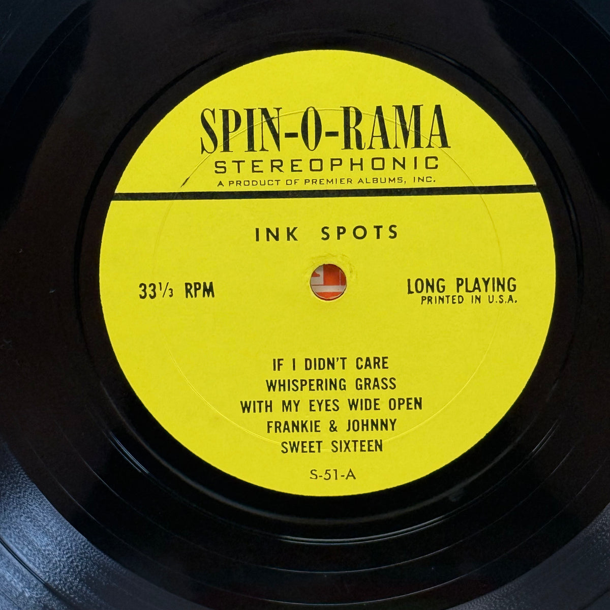 The Ink Spots at Las Vegas Vinyl Record, 1961 - S-51