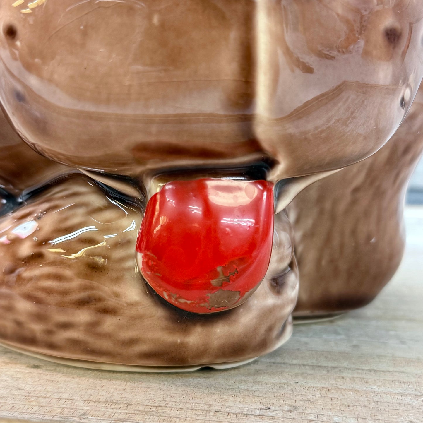 McCoy Pottery Thinking Hound Dog Cookie Jar, #0272