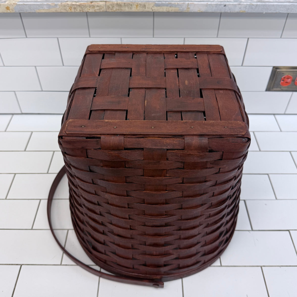 Longaberger Large Basket Vintage Signed