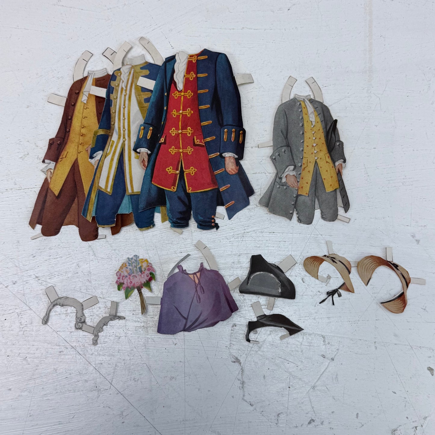 Colonial Williamsburg Paper Dolls Activity Set in Box, 1940