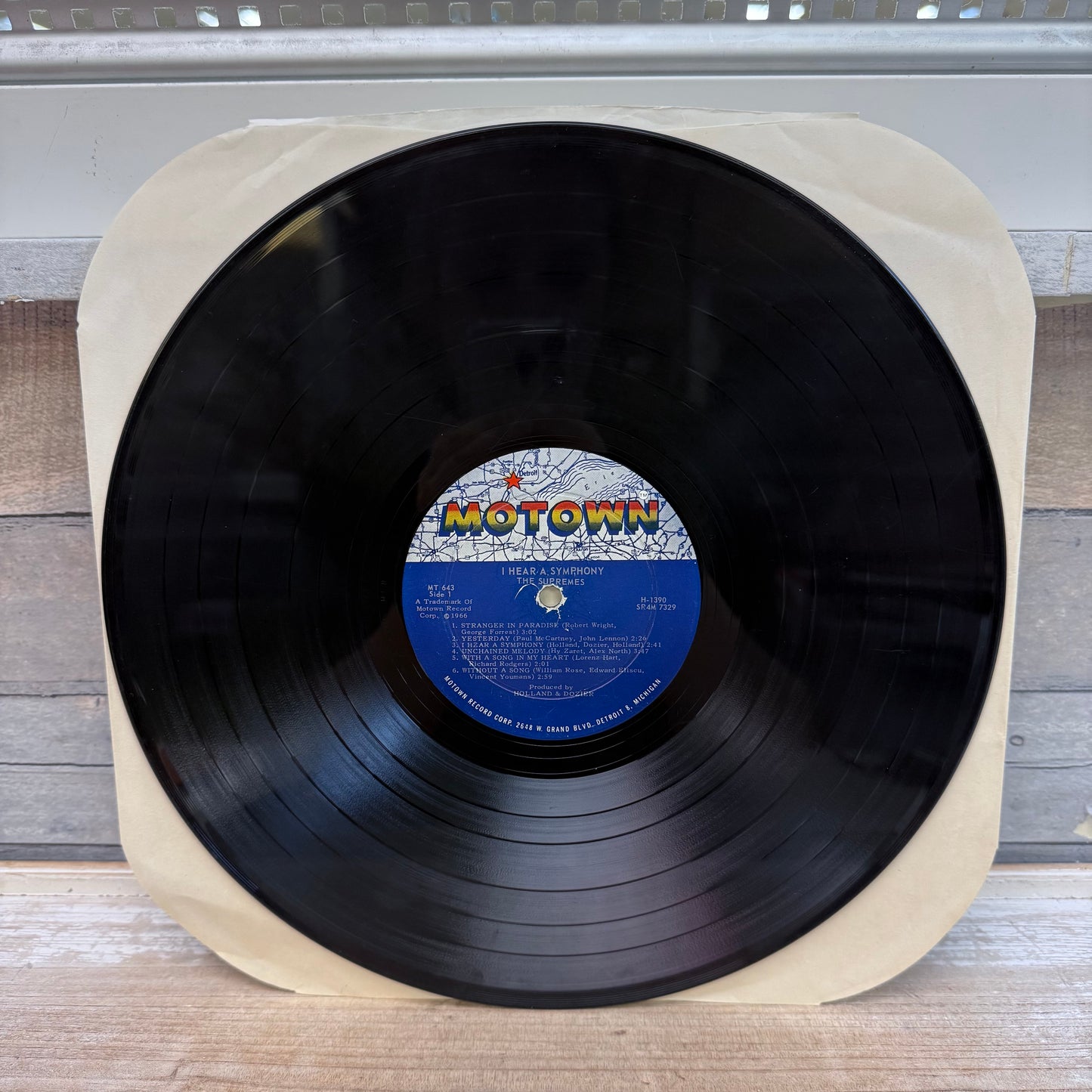 The Supremes I Hear a Symphony Vinyl Record, 1966