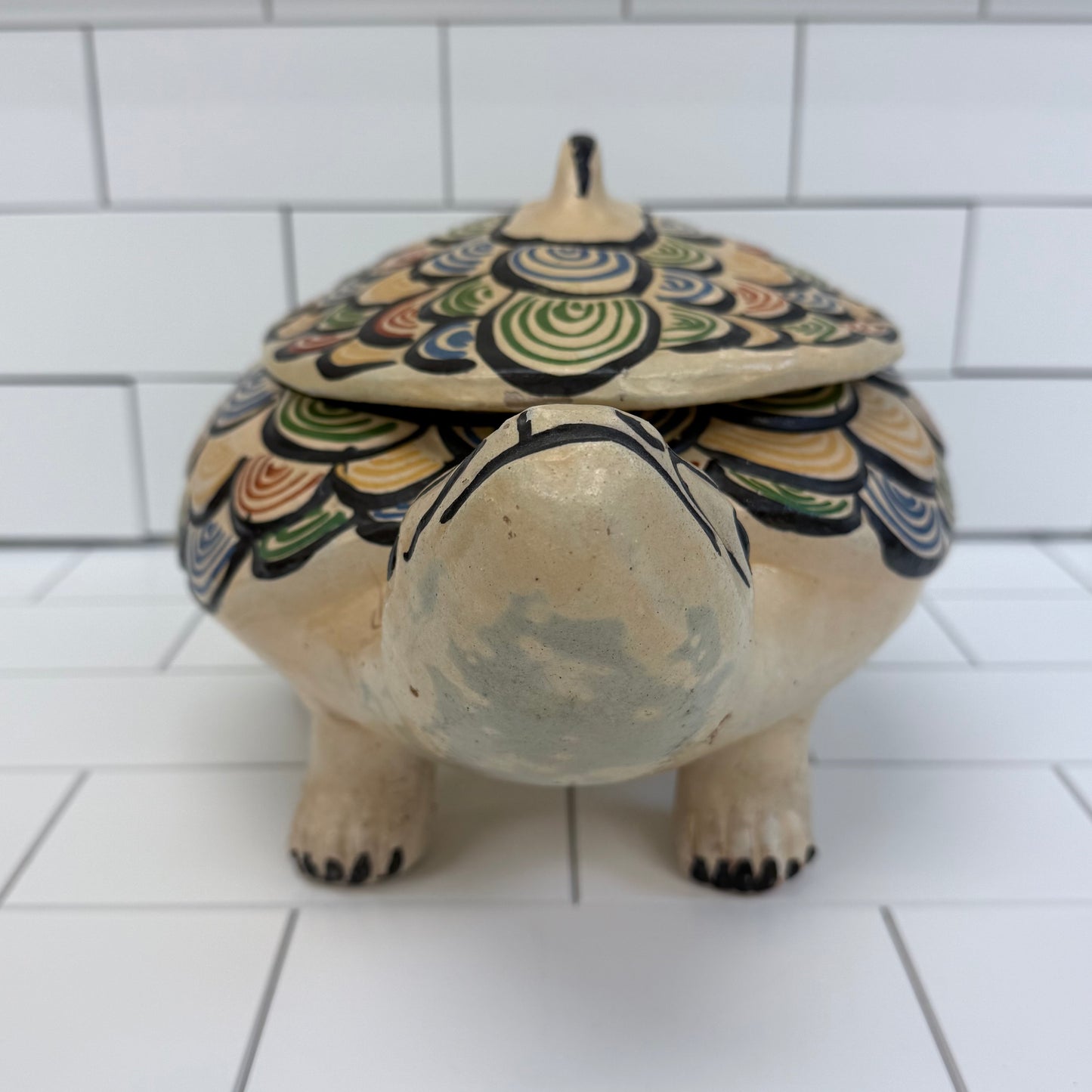 Mexican Tlaquepaque Turtle Tureen