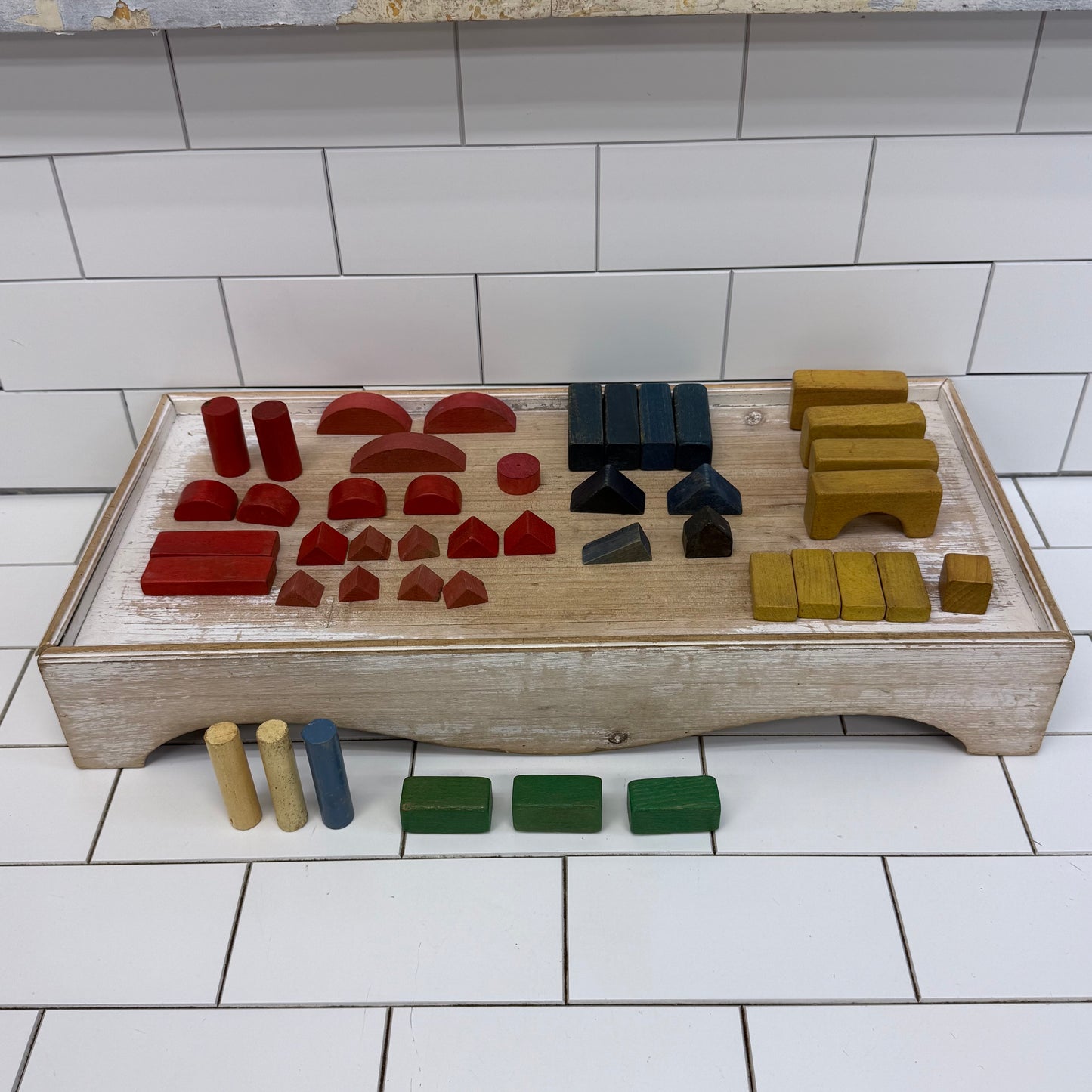 Mid-Century Educational Architectural Block Set