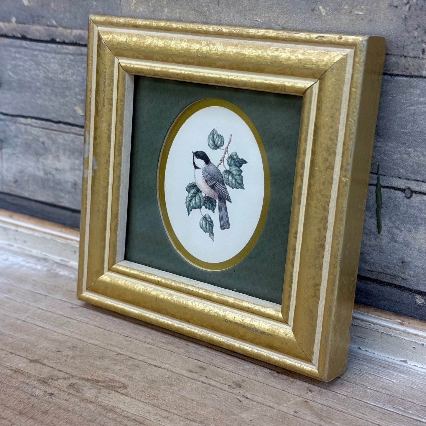 Kathy Seek Chickadee Framed Art Print, 1994