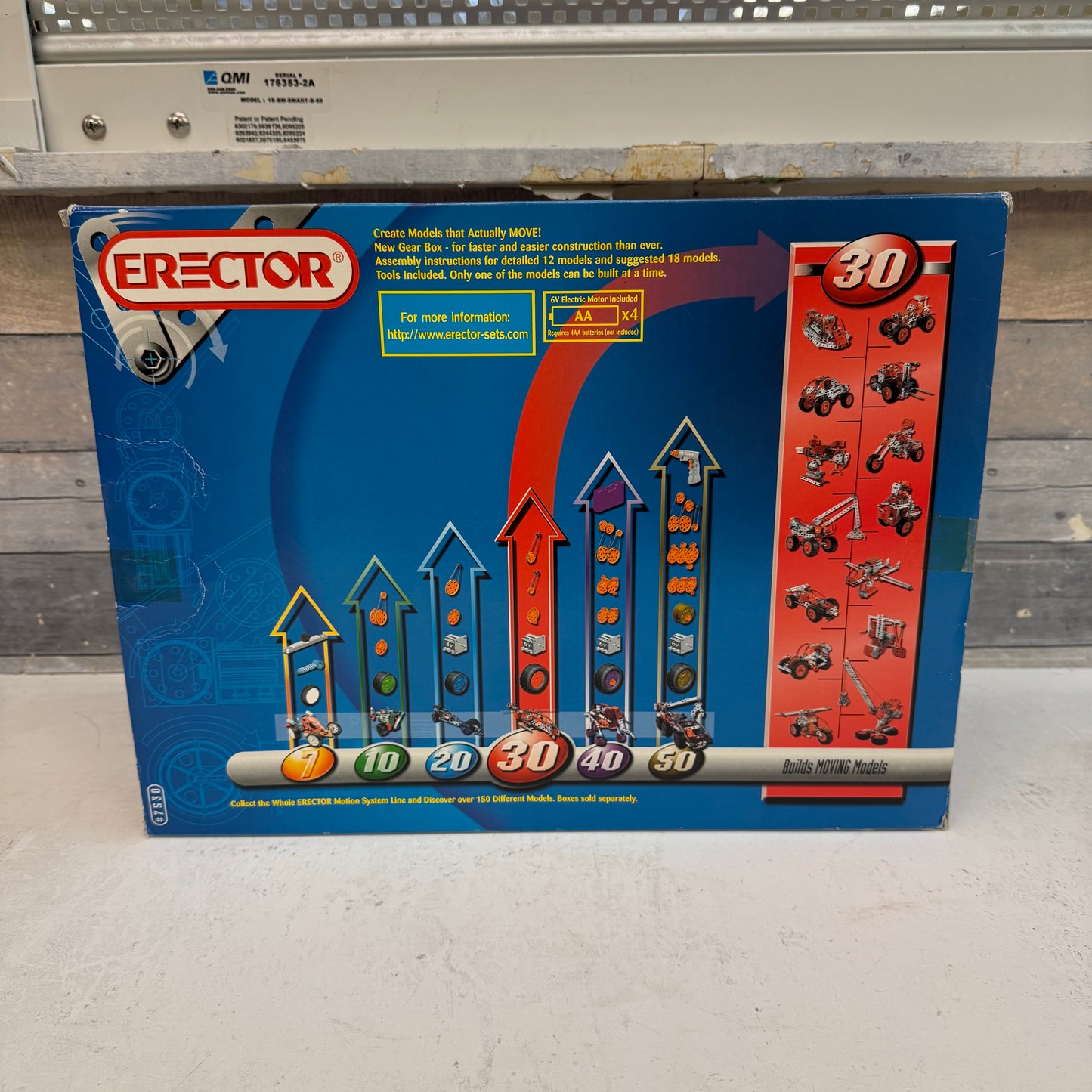 Erector Multimodels Constuction Kit, 2001