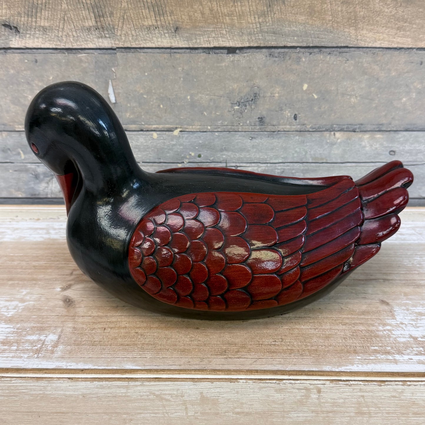 Fitz & Floyd Ceramic Vernissage Duck Decoy Statue