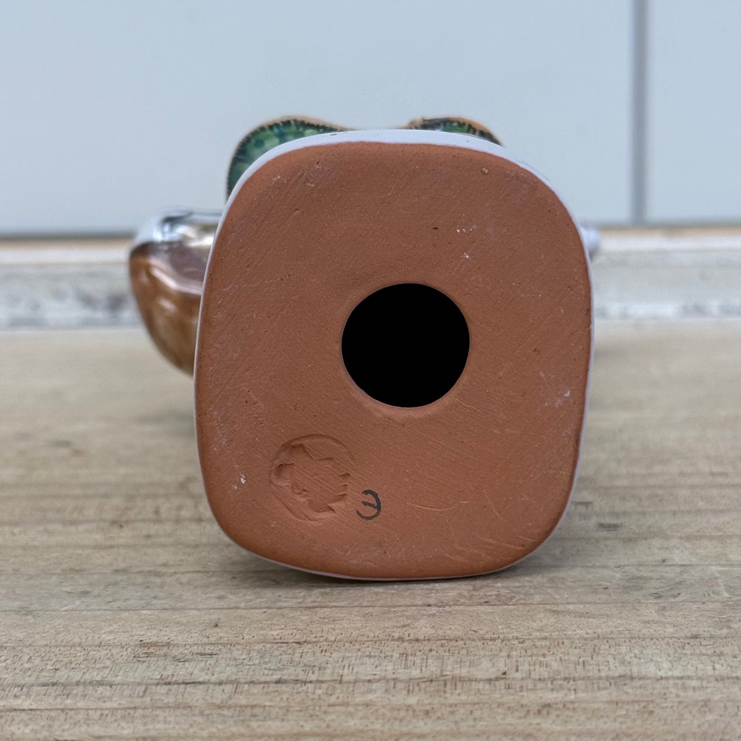 Rare Natalia Pavlova Man with Violin Figurine, Terra cotta