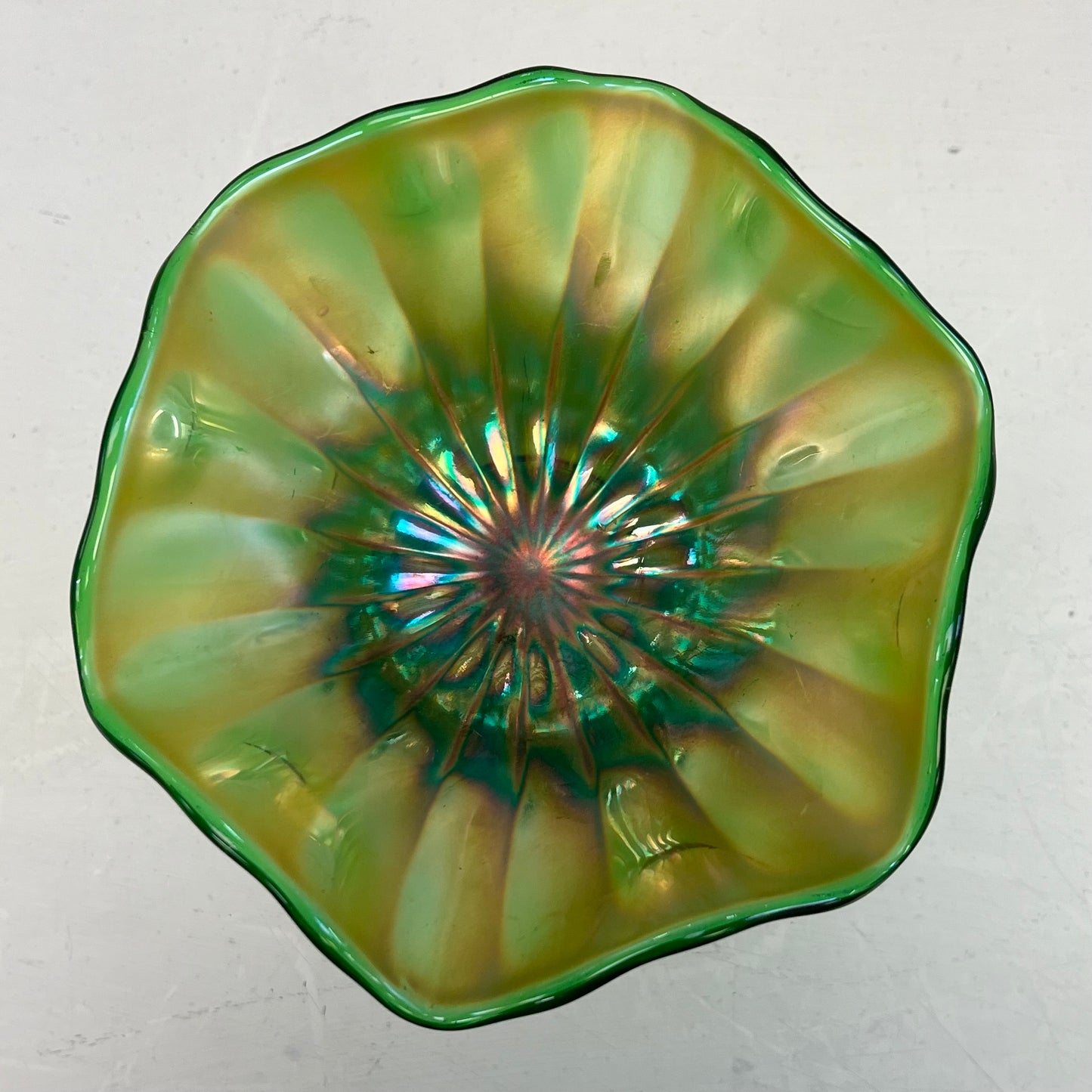 Fenton Carnival Glass Dish
