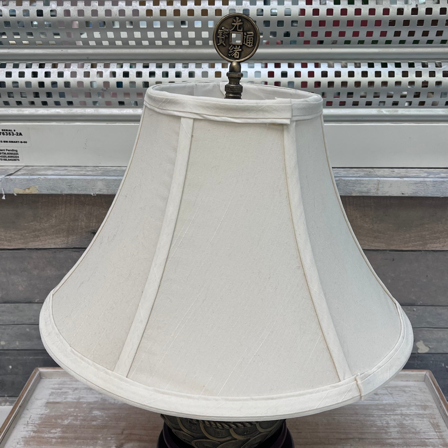 CBK Ltd. Thousand Coin Brass Teapot Lamp, 2001