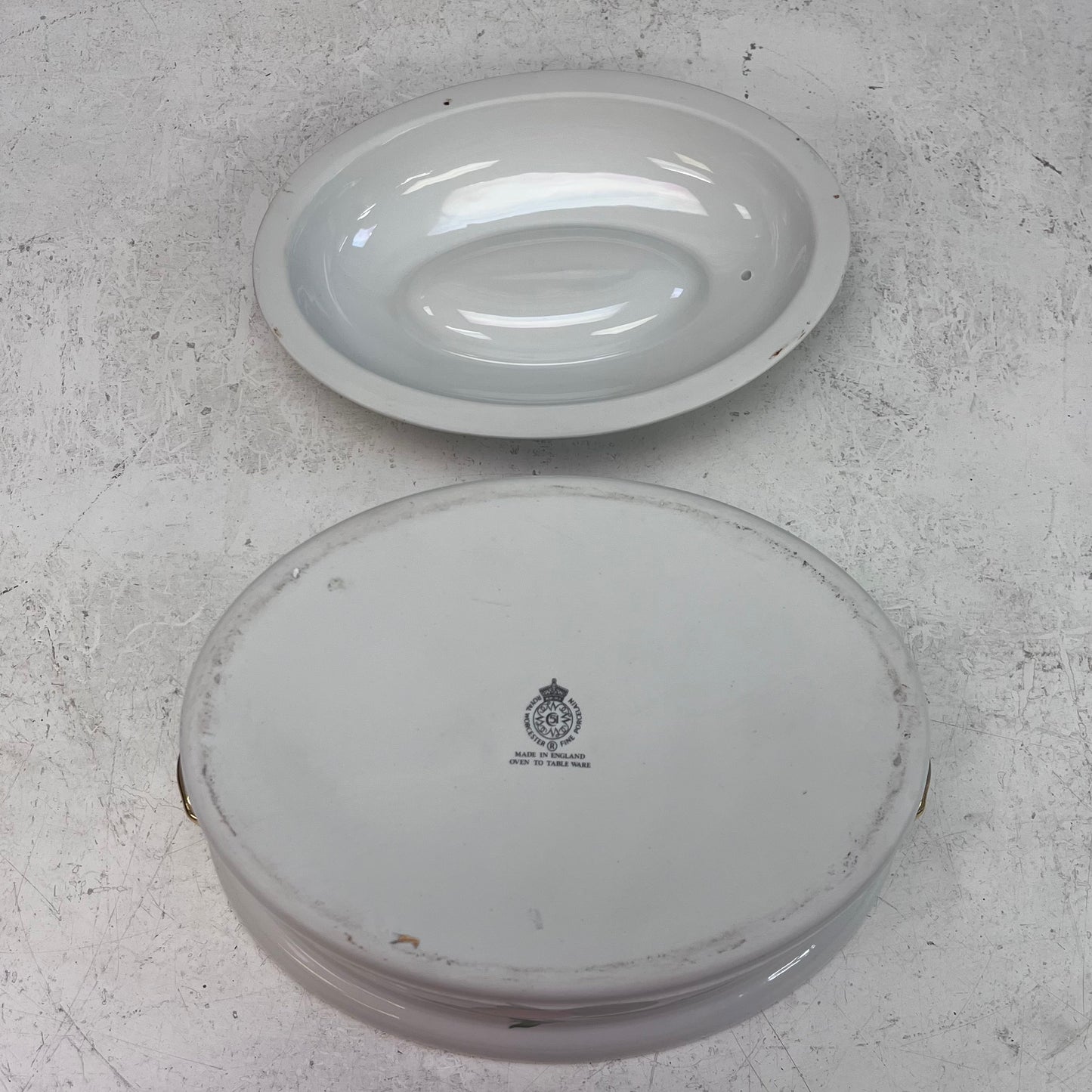 Royal Worcester Evesham Porcelain Casserole Dish