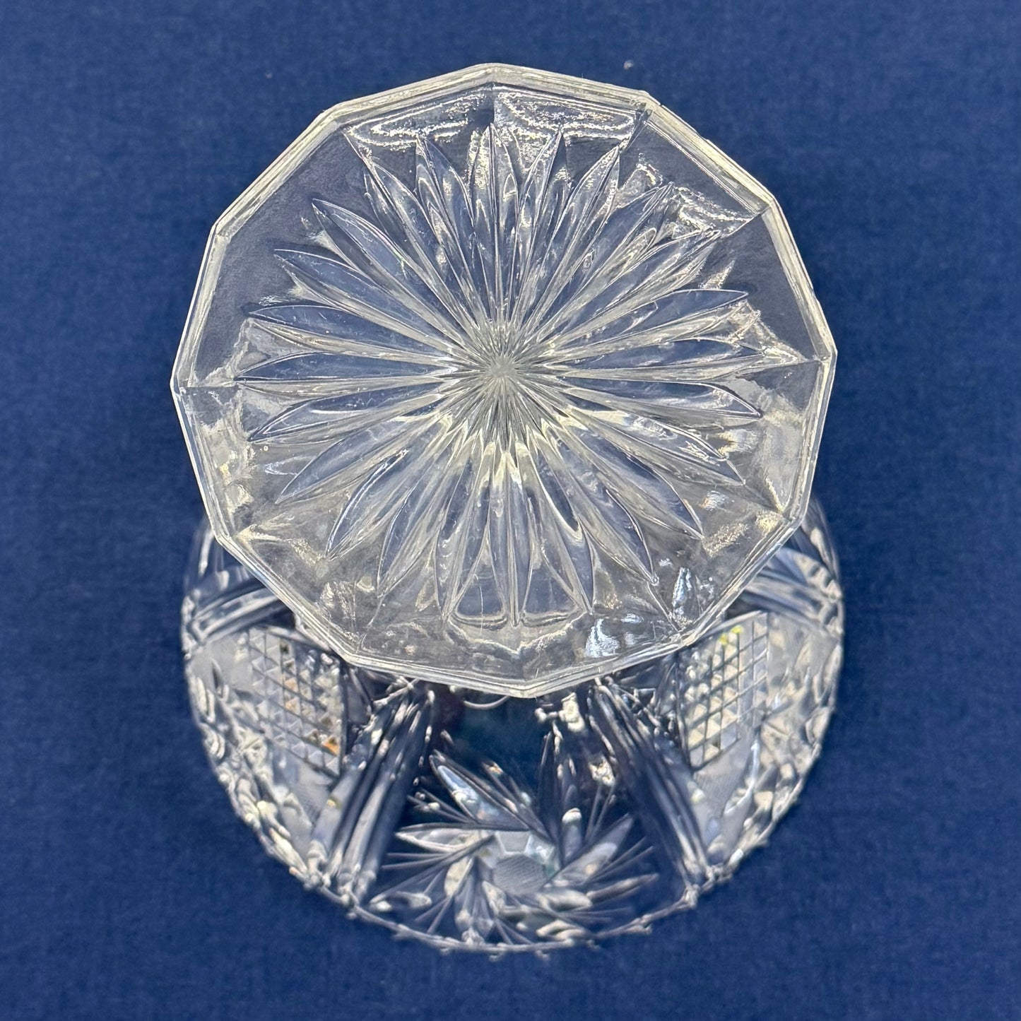 Cut Crystal Pedestal Compote