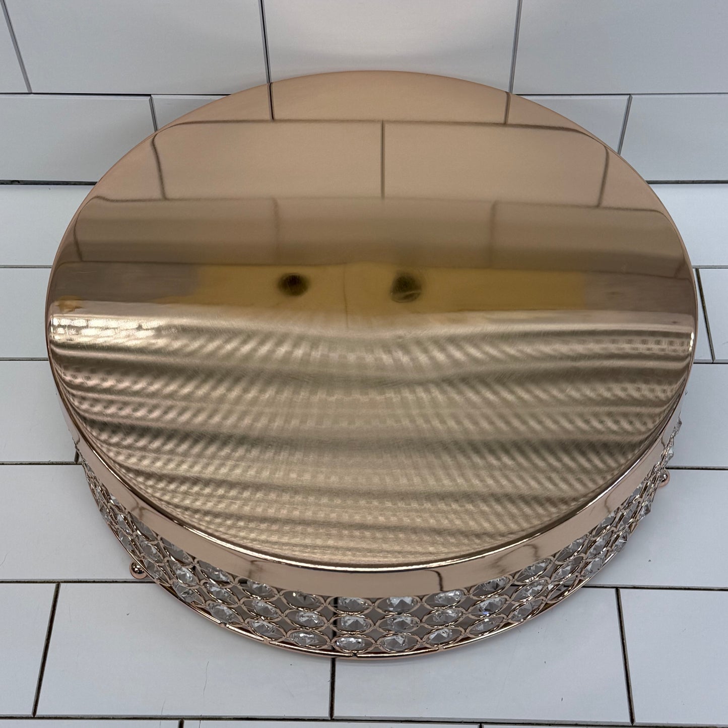 Rose Gold Cake Stand Metal Dessert Display