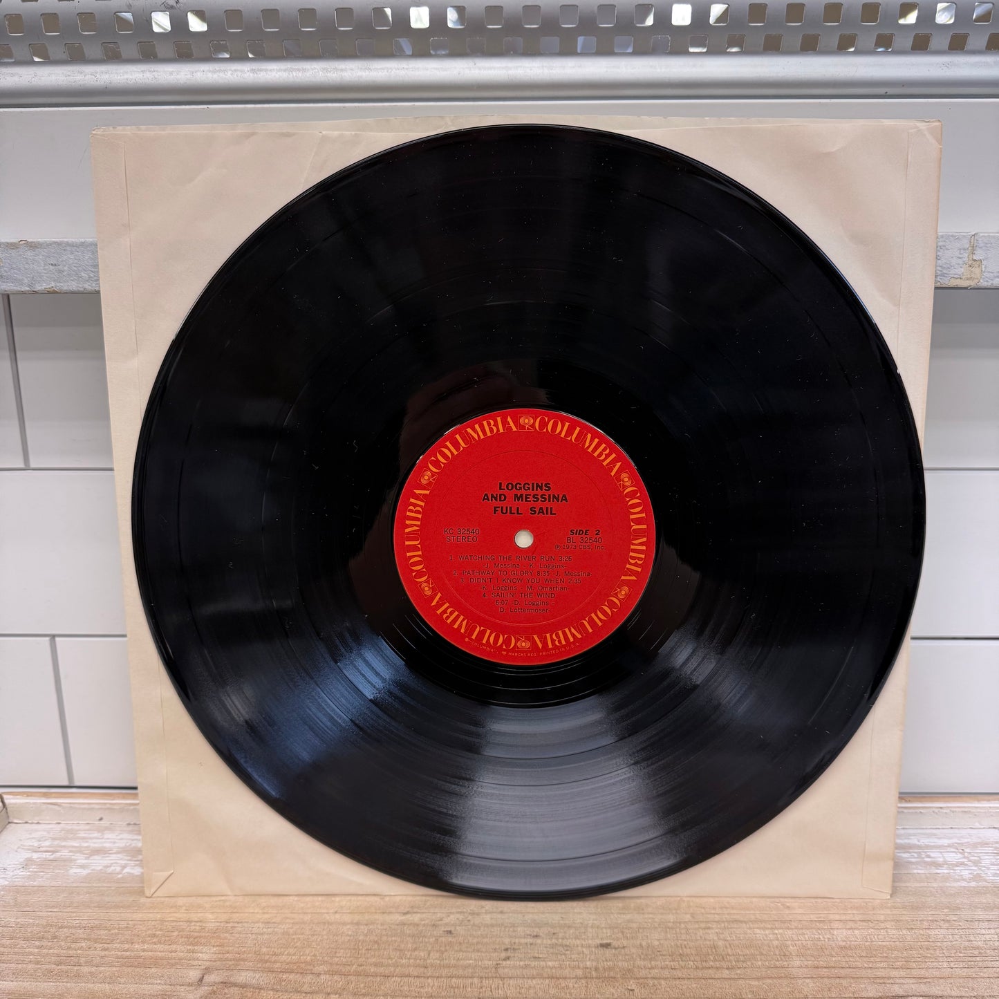 Loggins and Messina Full Sail Vinyl Record, 1973