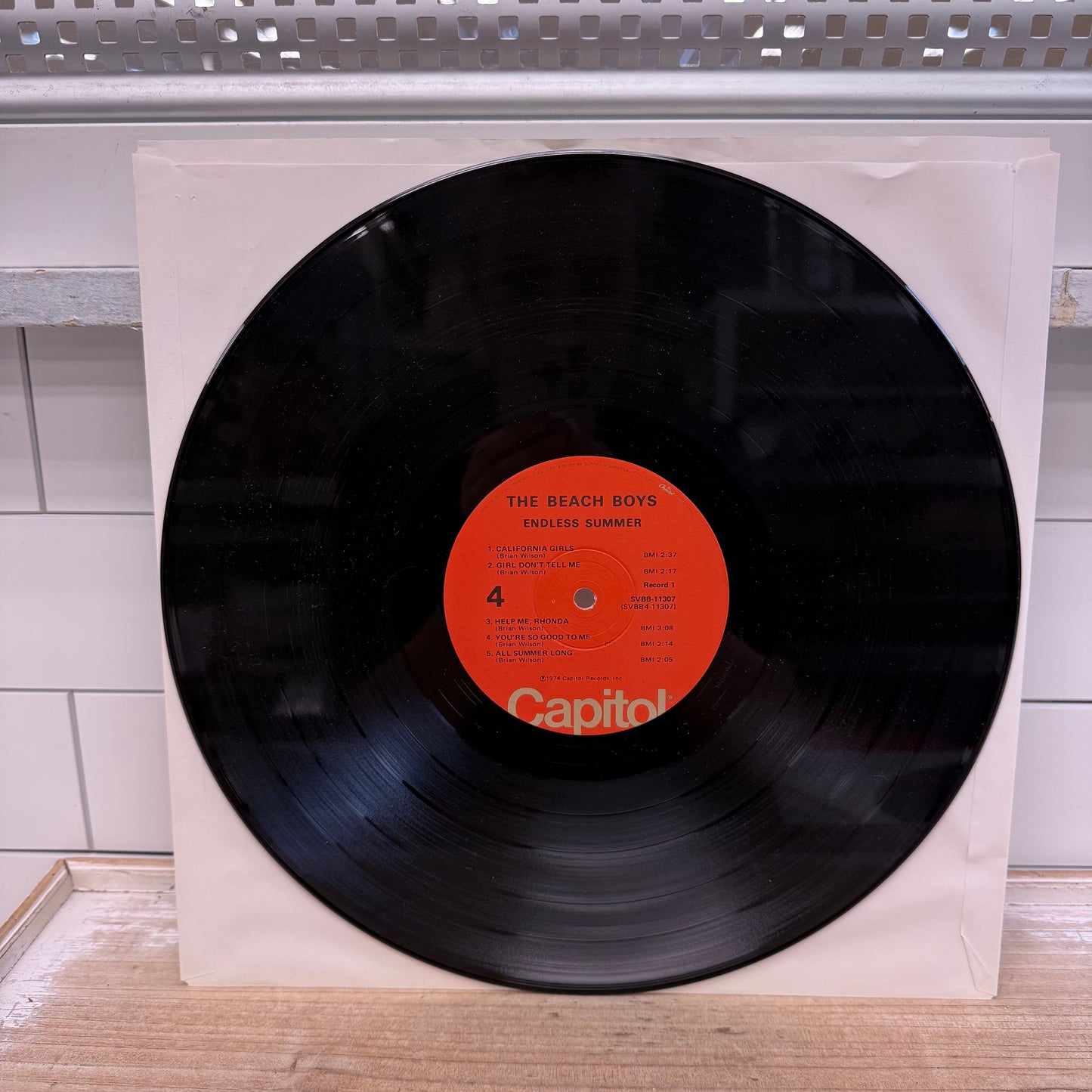 Beach Boys Endless Summer 1974 Double Vinyl LP w Poster
