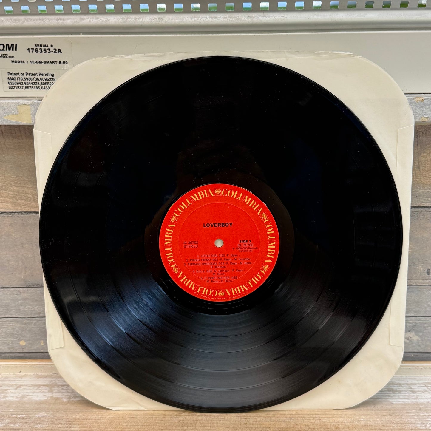Loverboy Self Titled Vinyl Record, 1980