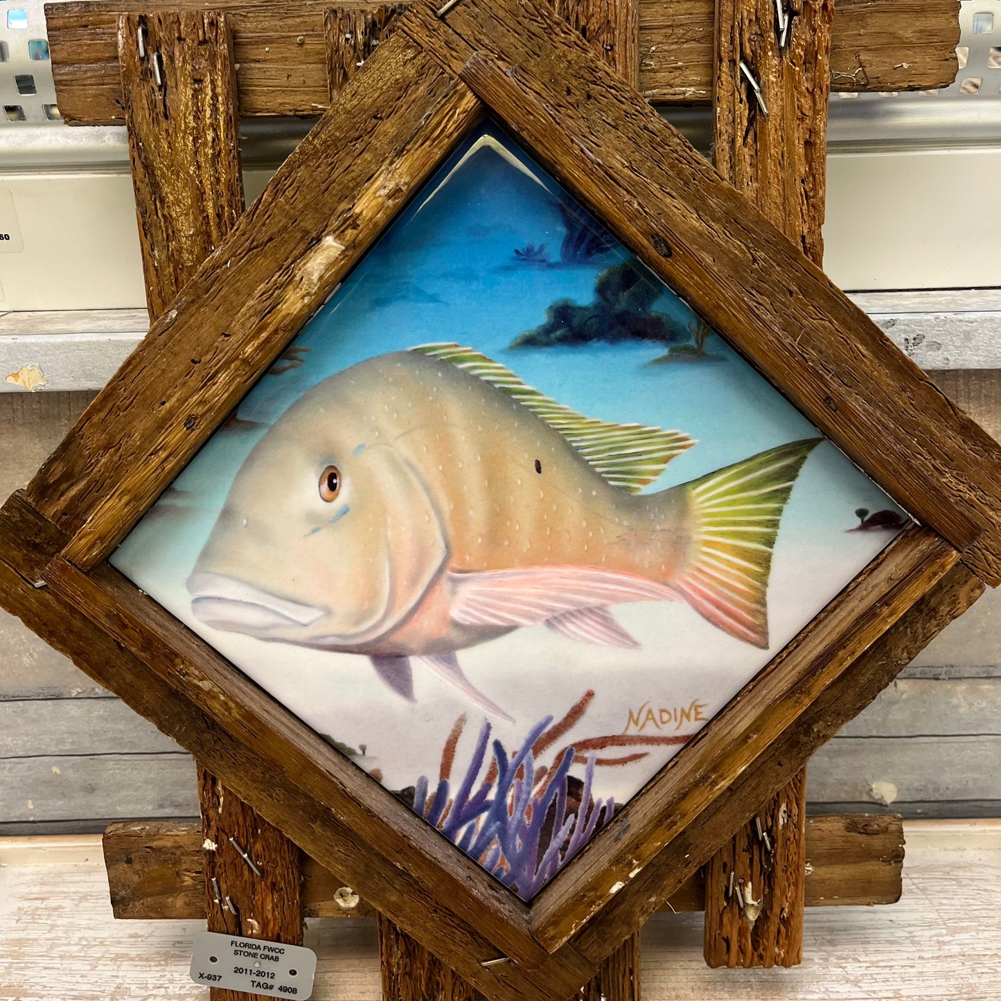 Lobster Trap Art Mutton Honey, Original Artwork