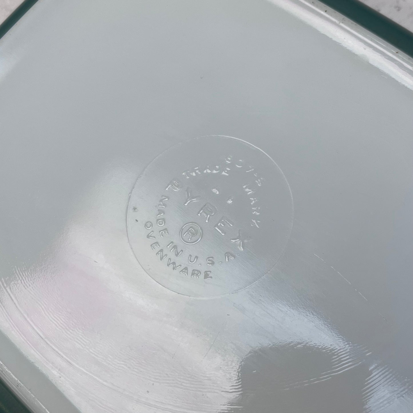 Pyrex Green Casserole Dish, #507-B