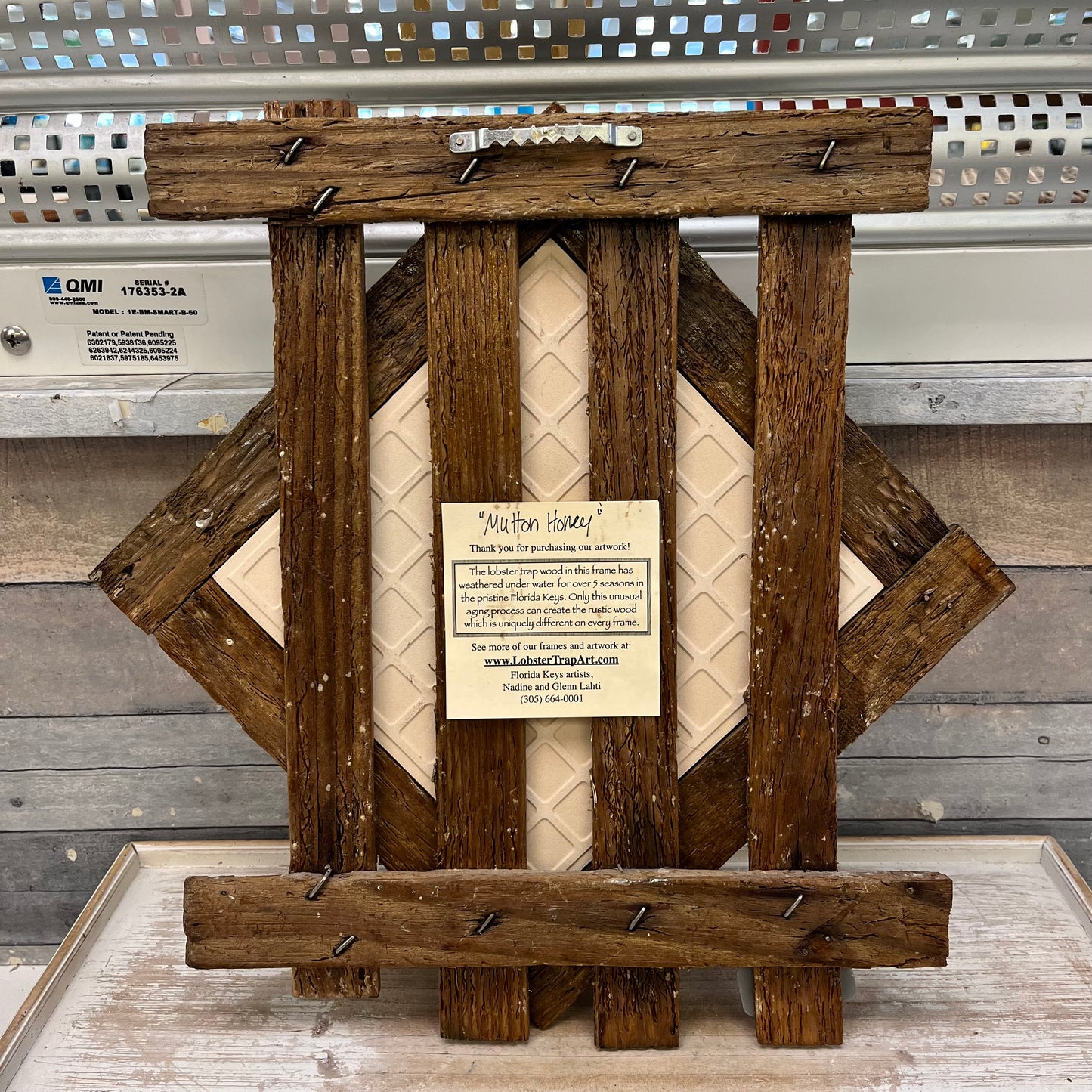 Lobster Trap Art Mutton Honey, Original Artwork