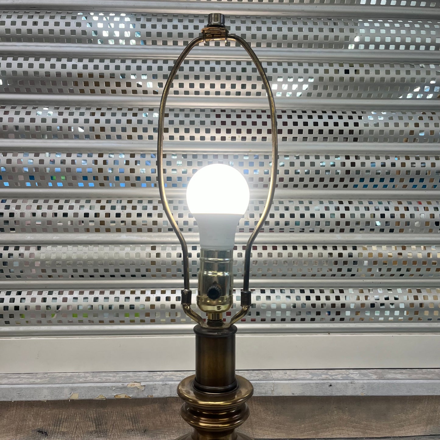 Stiffel Style Solid Brass Table Lamp