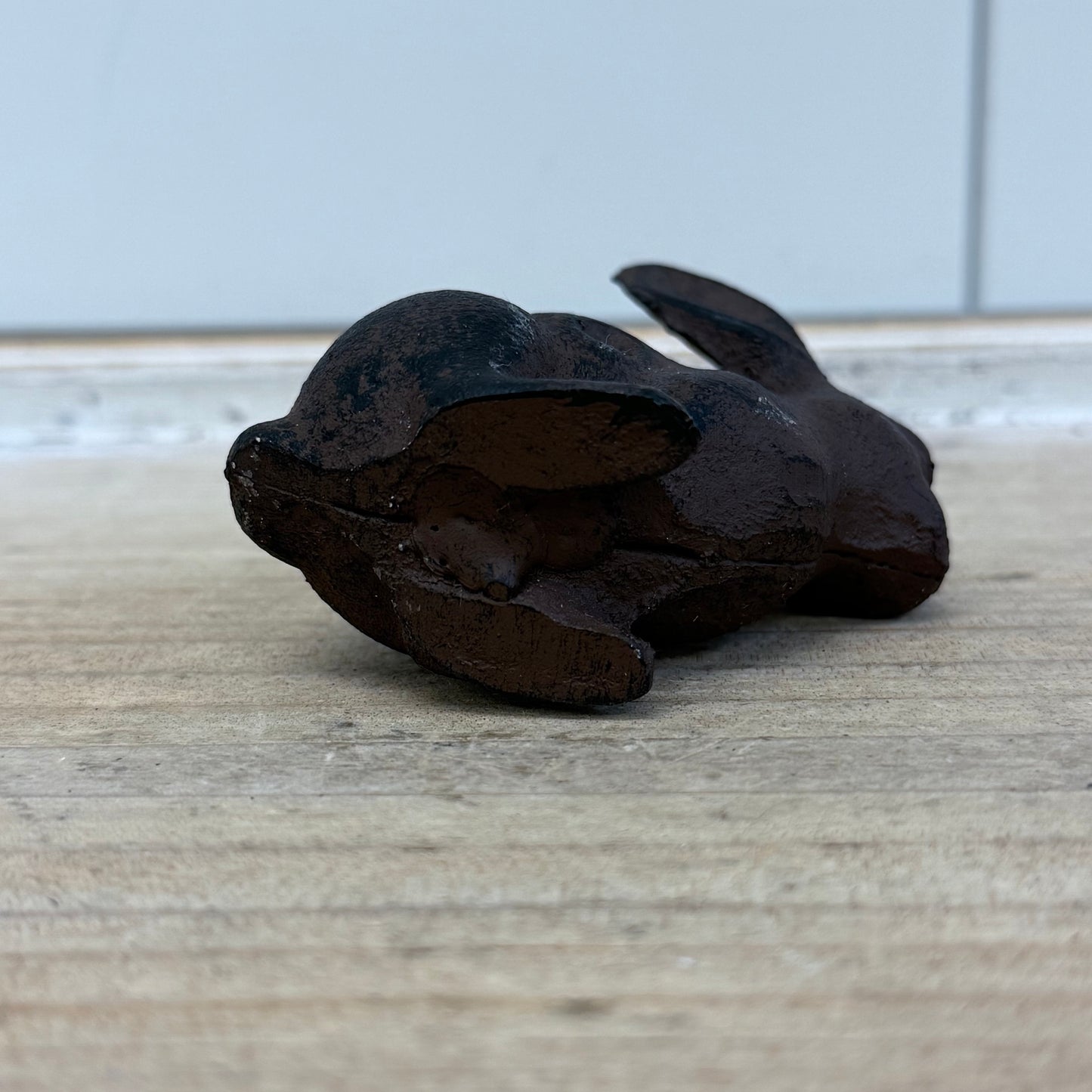 Cast Iron Rabbit Figurine