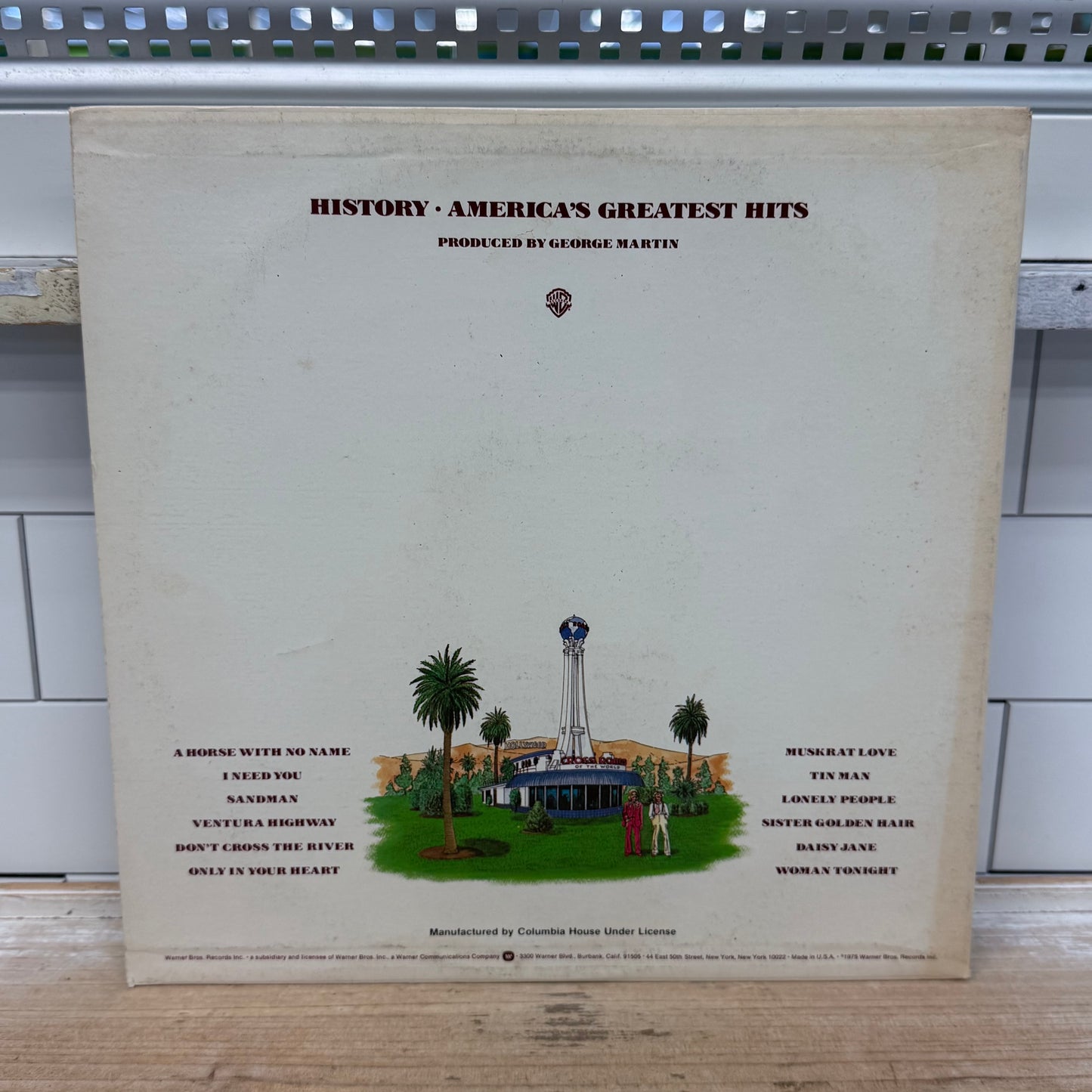 America History America's Greatest Hits Vinyl Record LP 1975 #BSK3110