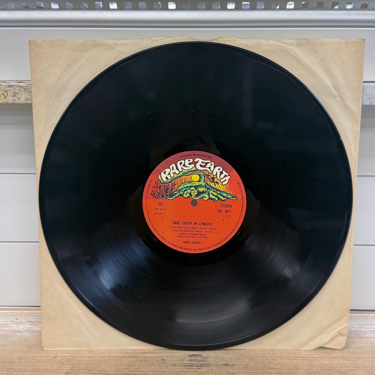 Rare Earth In Concert Double Vinyl Record LP 1971 #SRE 3011