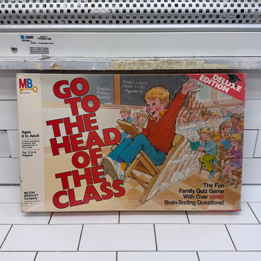 Milton Bradley Go to the Head of the Class Game 1986