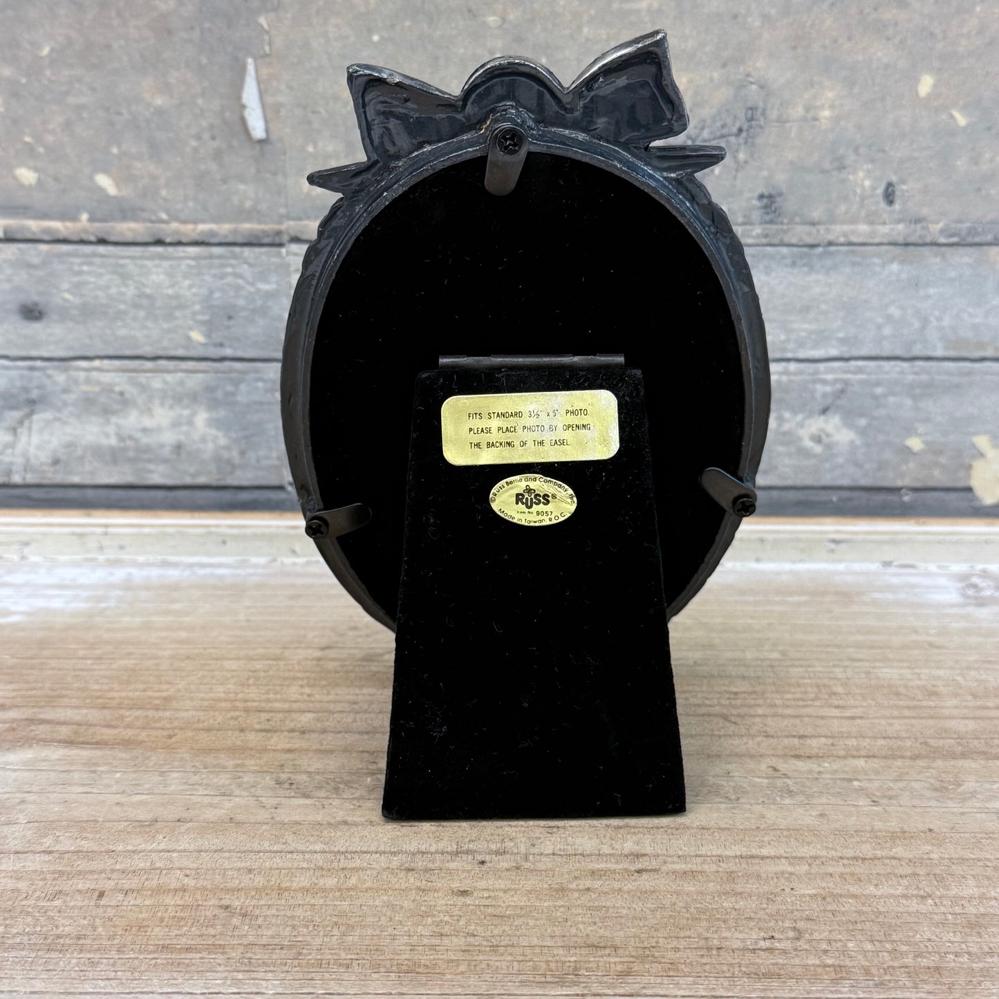 Russ Old Fashioned Romance Pewter Photo Frame