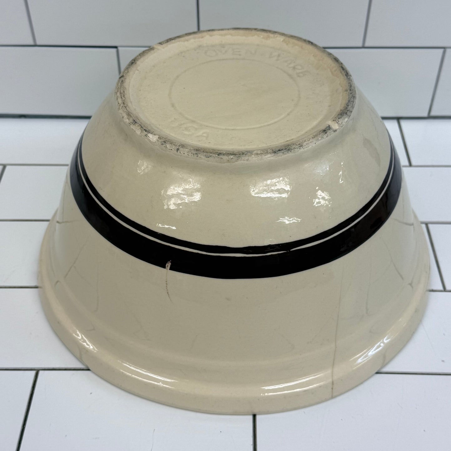 Oven Ware Mixing Bowl Farmhouse Stoneware Decor