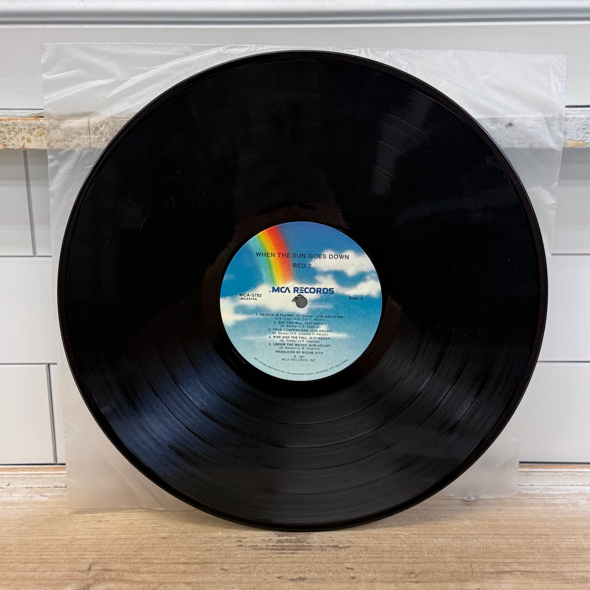 Red 7 When the Sun Goes Down Vinyl LP 1987 - #MCA-5792