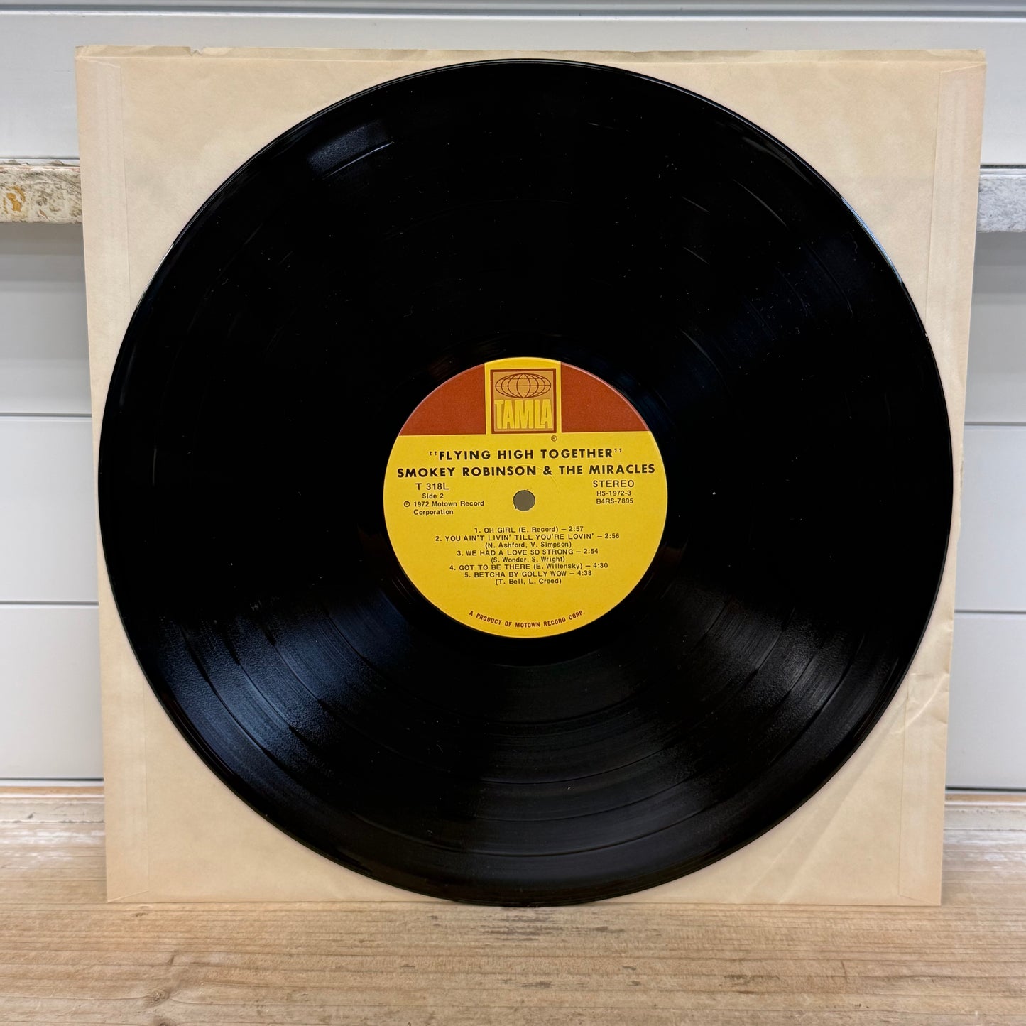 Smokey Robinson & The Miracles Flying High Together LP 1972 #T 318L