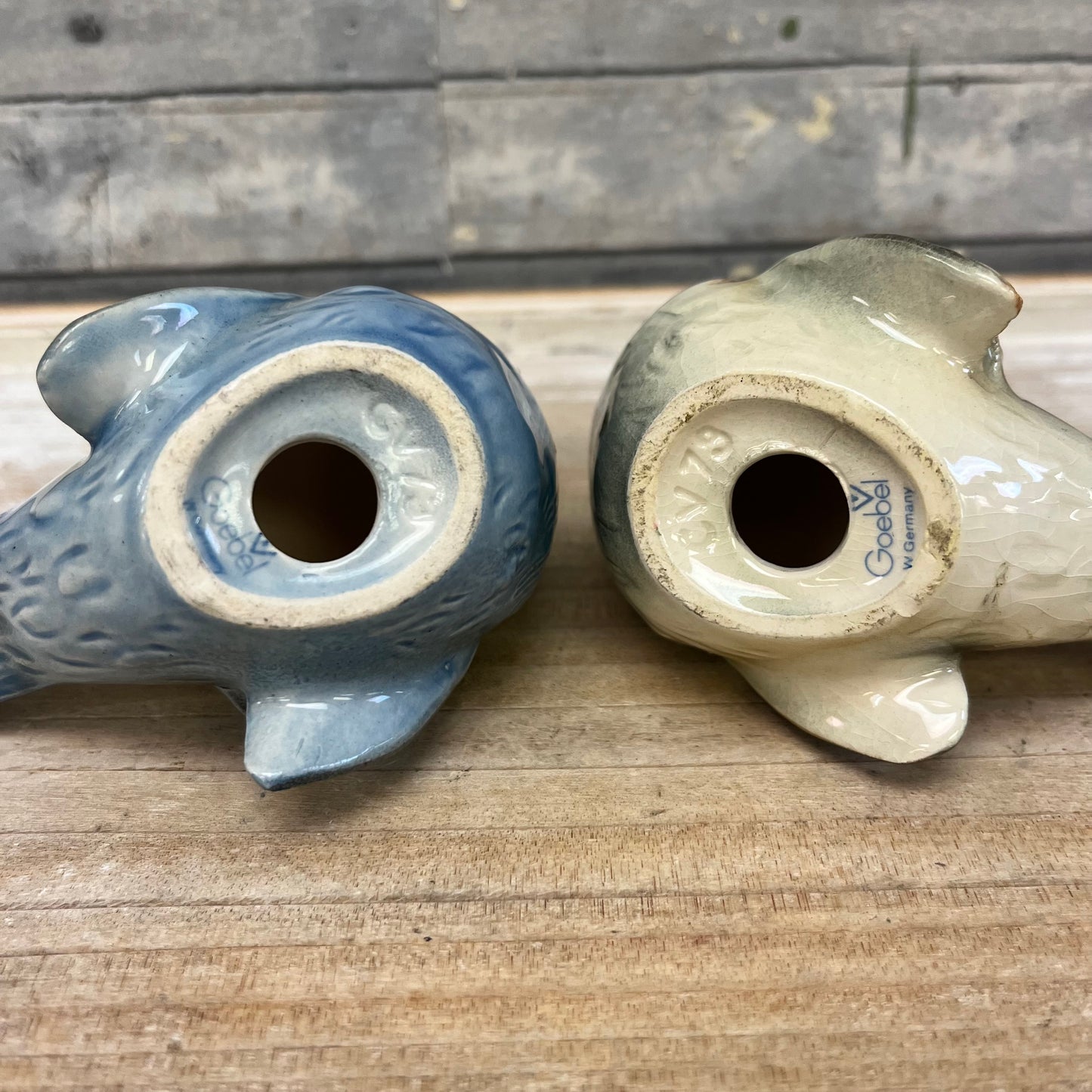Goebel Porcelain Bird Figurines, Set of 2