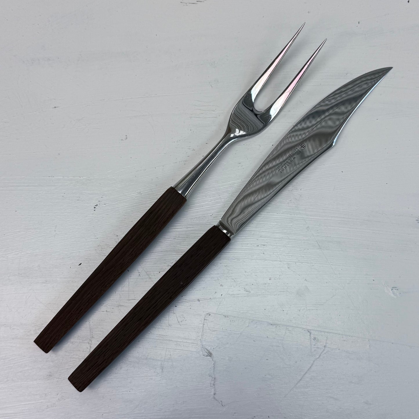 Ed. Wüsthof Germany Stainless Steel Carving Set in Box