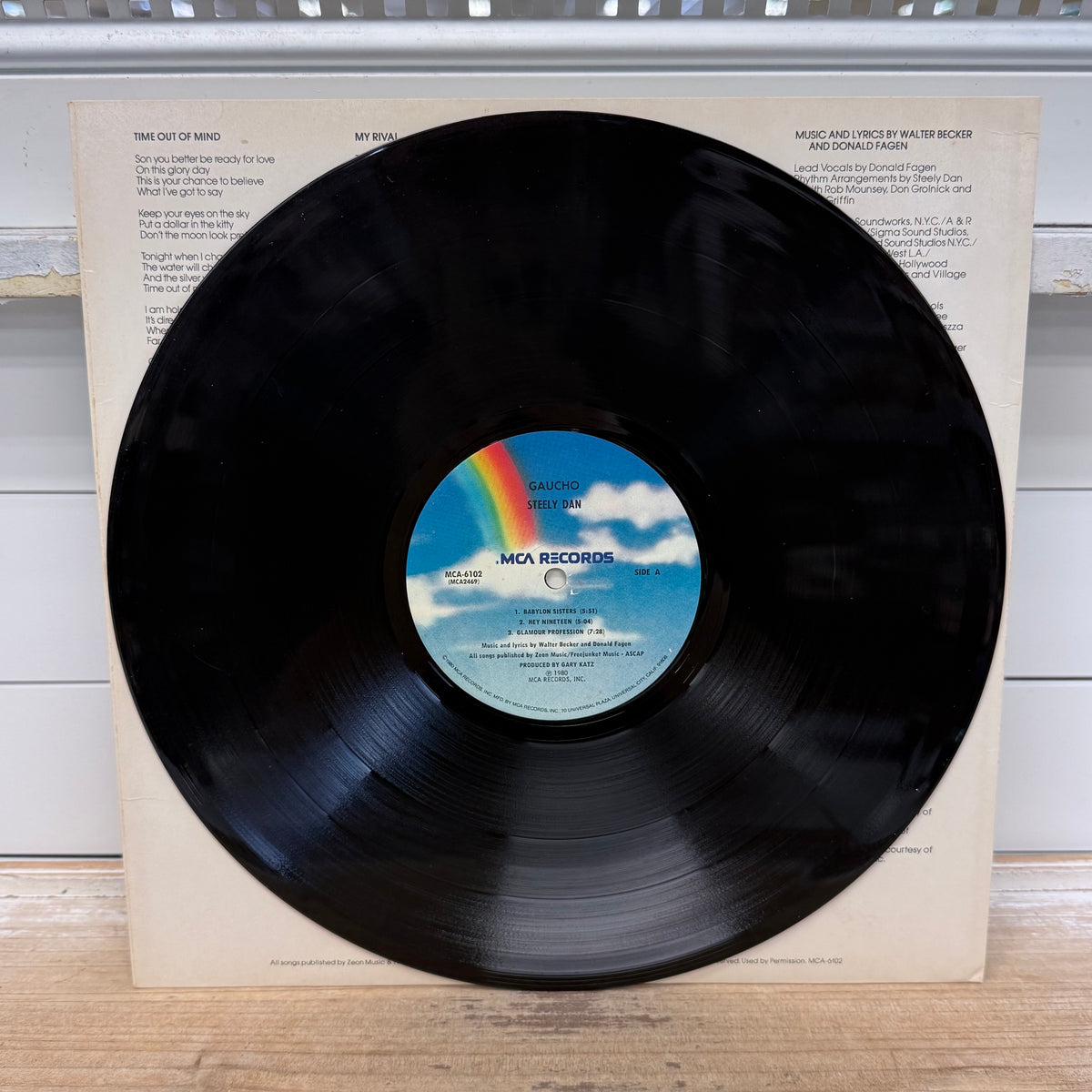 Steely Dan Gaucho Vinyl Record, 1980 – MCA Records MCA-6102