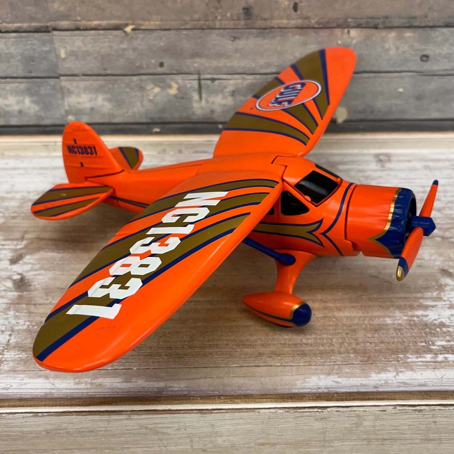Gearbox Limited Edition Gulf Stinson Reliant Die Cast Coin Bank, 1997