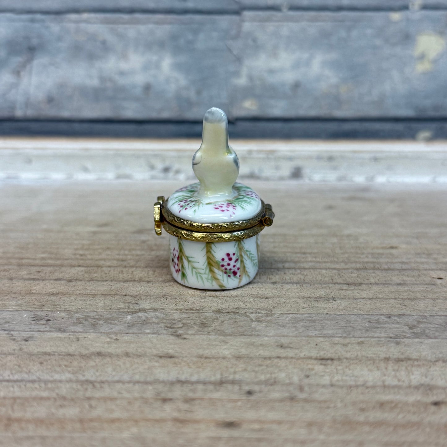 Royal Danube Hand Painted Bird Porcelain Trinket Box, #1886
