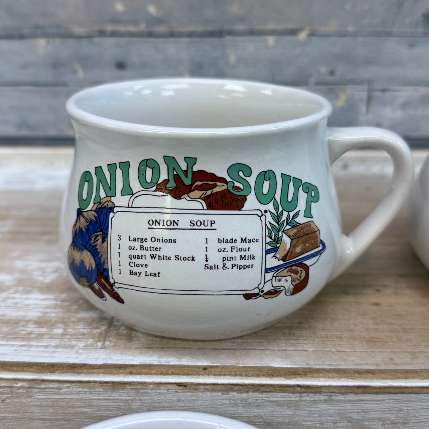 Soup Recipe Ceramic Mug Selection