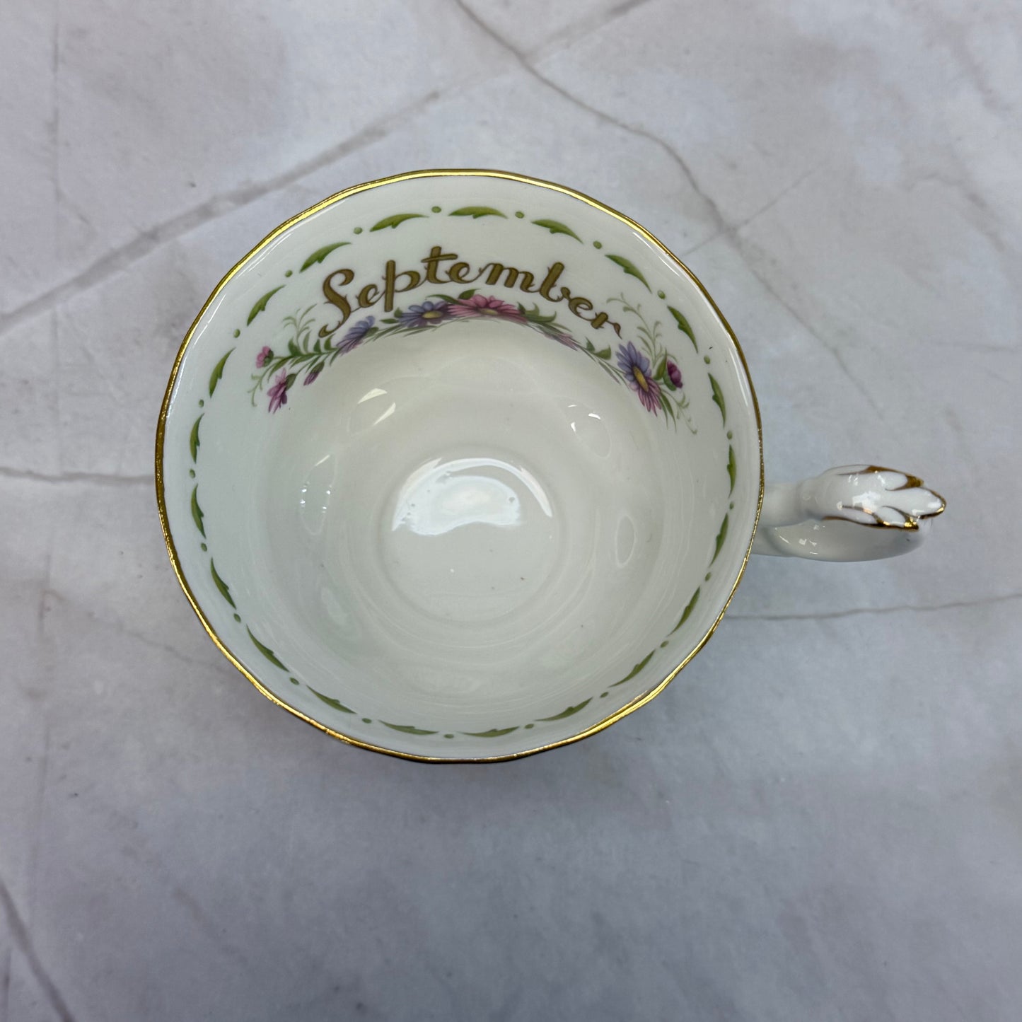 Royal Albert September Bone China Teacup & Saucer