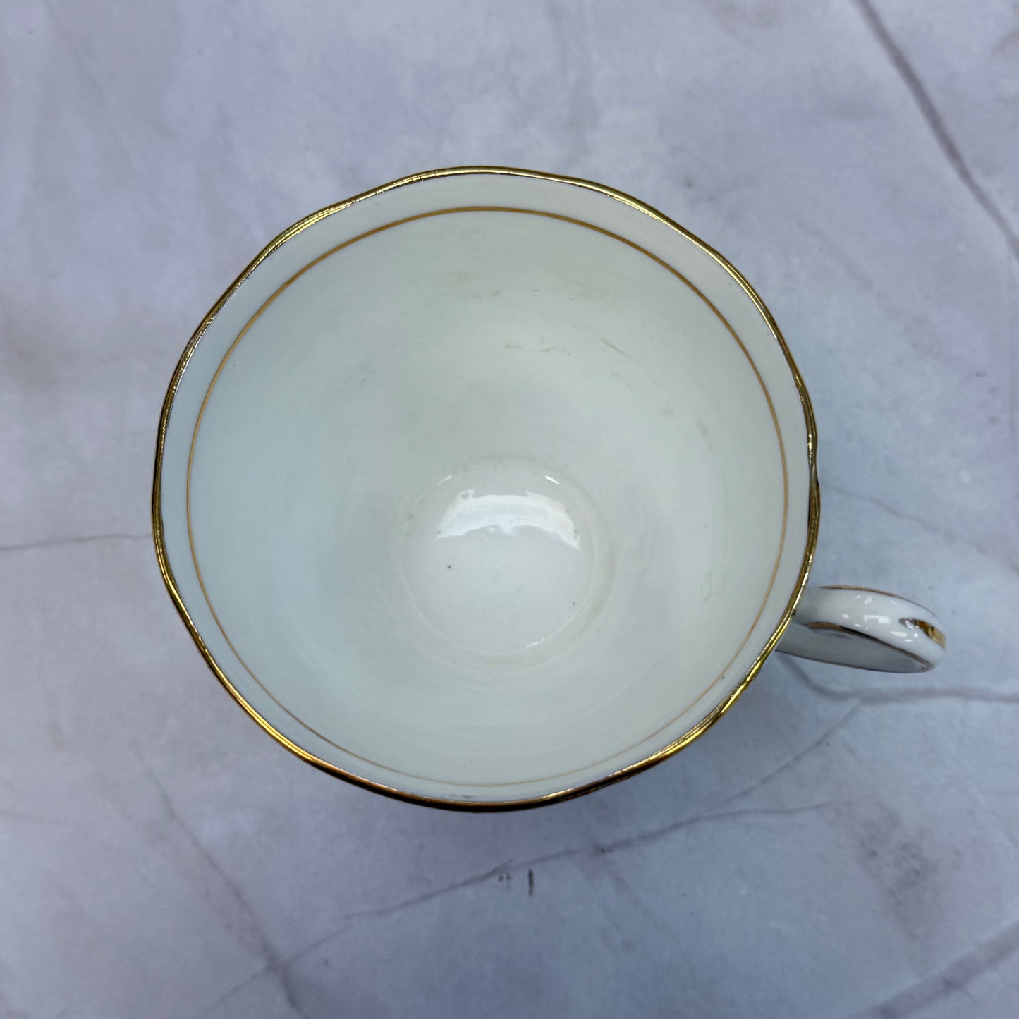 Clarence Bone China Teacup & Saucer