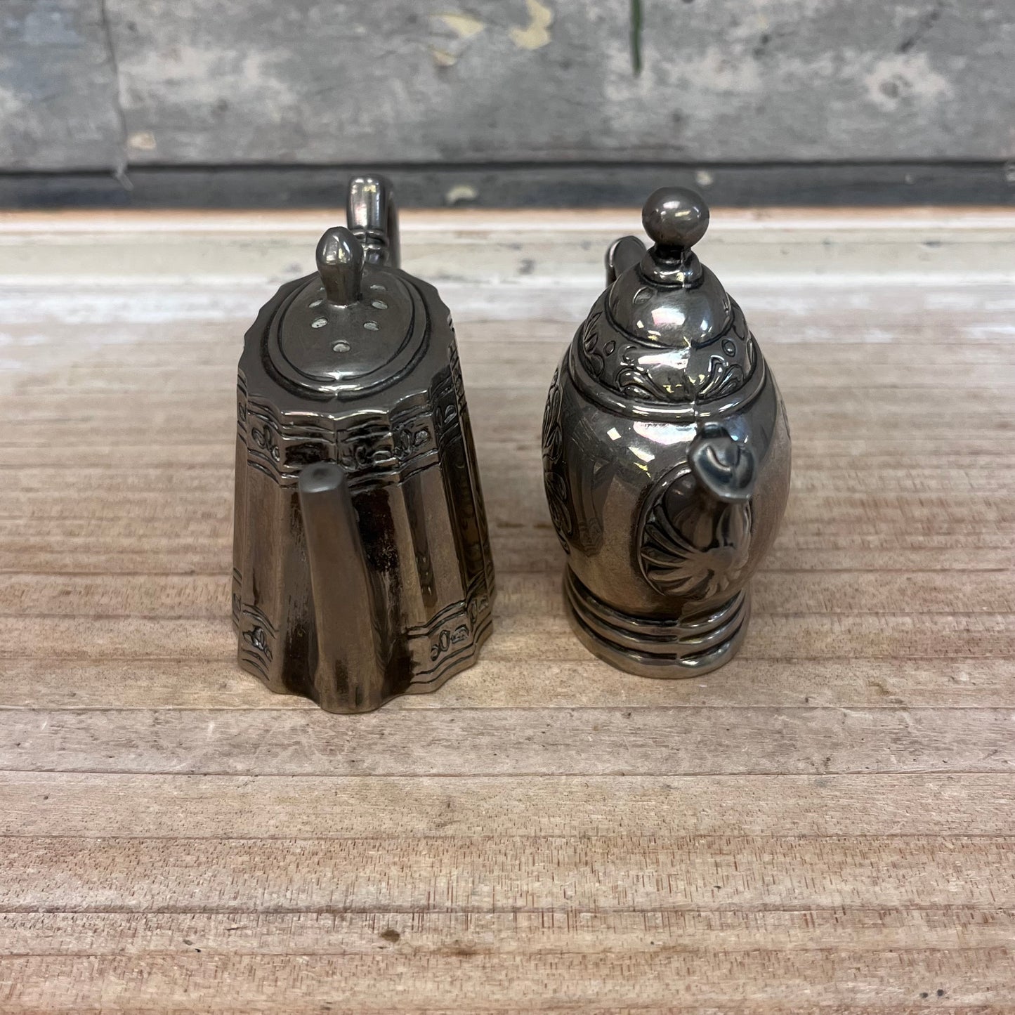 Godinger Silver-Plated Teapot Salt & Pepper Set