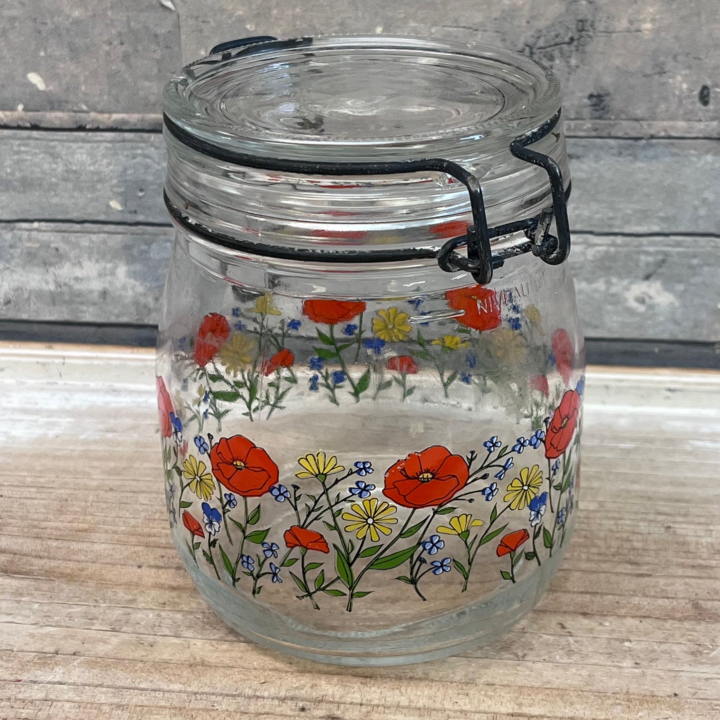 ARC Poppy Flowers Glass Jar Selection