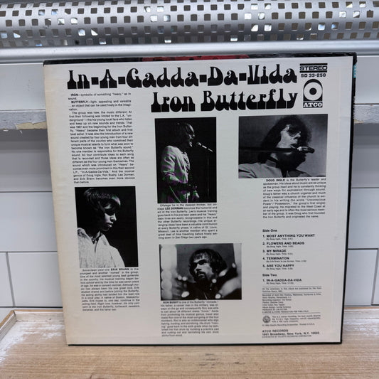 Iron Butterfly In-A-Gadda-Da-Vida Vinyl Record LP 1968